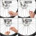 Buy Gigmeta 72-Piece Spoke Reflectors for Bikes | 360 Visibility Cat Eye Reflectors | Easy Assembly Bicycle Accessories - Buy Online on SooperMarket.com