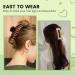 Zou.Rena Big Claw Clips for Thick Hair - 4.3 Inch Slipproof Glossy Hair Clips for Women & Girls - Strong & Shiny Long Hair Accessories - Buy Online on SooperMarket.com