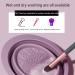 Yajexun Makeup Cleaner - Bowl Scrubber Brushes Foldable Silicone - Portable Washing Tool Mat Cleaning for Brushes Sponge and Puff Women Purple - Buy Online on SooperMarket.com