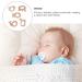 Amosfun 5pcs Wooden Baby Teether Toys - Animal Shape Chewing & Grasping Toys (Khaki) - Buy Online on SooperMarket.com