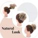 Messy Hair Scrunchies Thick Hair Bun Extensions 45g Coffee Brown mix Bleach Blonde Honey Blond-Bleach Blond - Buy Online on SooperMarket.com