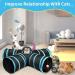 Yutuy Cat Toys Set with 36 PCs - Interactive Cat Tunnel Spring Toys Mice & Fish - Ultimate Fun for Kittens & Cats - Buy Online on SooperMarket.com