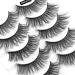 Outopen 3D Mink Lashes Natural Wispy False Eyelashes 15mm Fluffy Long Eye Makeup Tools 5 Pairs Pack | A01-Q1 (13-15MM) - Buy Online on SooperMarket.com