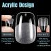 TOMICCA Soft Gel Nail Tips 510PCS Clear Half Matte Full Cover Nail Tips - Short Square Oval | Pre-Buff, No File, Traceless for Nail Extensions | Nail Art Salon & Home DIY - 12 Sizes - Buy Online on SooperMarket.com