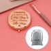 Compact Mirror: Friendship Gift for Women - Best Friend Birthday, Sister, Long Distance Friendship, Wedding, Graduation - Pocket Makeup Mirror - Buy Online on SooperMarket.com