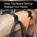 Anyuan Boy 6-Pack Car Hooks | AutoKKEN Car Seat Organizer & Handbag Storage Solution - Buy Online on SooperMarket.com