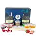 Boba Bar London | Pink Paradise Fruit Bubble Tea Kit | 4 Fruit Tea Flavours | 4 Boba & Jelly Toppings | Tapioca Pearls | 4 Bamboo Straws | 4 Tea Bags | 2 Recipe Cards