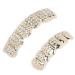 Hip Hop Teeth Set Convenient Hip Hop Teeth Brace for Women for Men for Birthday for Hip Hop Fashion Shows for Halloween Party(gold)