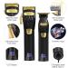 BESTBOMG Hair Clippers Men Professional Beard Trimmer with Rechargeable Base 5 Speed Cordless Electric Grooming Kits 6000RPM with LED Display and 2500mAh/2000mAh Built-in Battery - Buy Online on SooperMarket.com