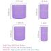 Jumbo Hair Rollers Set Hair Rollers Self Grip Curlers For Long Hair No Heat Curlers Heatless Hair Rollers With Clips & Comb 24 Packs (Purple 24Pcs) - Buy Online on SooperMarket.com