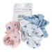 Scunci Satin Floral Hair Scrunchies - Assorted Colors - 3-Pack - Buy Online on SooperMarket.com