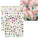 Summer Ocean Nail Art Stickers - 12 Self-Adhesive Decals for Fish, Beach, Turtle, and Whale Designs | Nail Supplies for Unique Nail Art Decor - Buy Online on SooperMarket.com