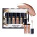 POFET 6pcs Shining Eyeshadow Set - Glitter Glow Eye Shadow Liquid Makeup | Best Shimmering Shades for International Shipping - Buy Online on SooperMarket.com