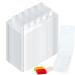 Wax melting container |100 pieces of empty candle glasses with 5 hollows - candle containers for the production of candles shapes for candle production for tartlets wax melting accessories for the Kasmole