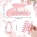 Gjinxi Bride Claw Hair Clip Pink Acrylic Hair Clip with Rhinestone Bride Logo Bride Bridesmaid Gift for Wedding Banana Barrettes Hair Decorations for Bachelorette Party Decorations Bridal Shower - Buy Online on SooperMarket.com