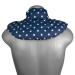 Neck pillow with stand-up collar stars-blue - rapeseed pillow - neck pillow heat pad - a very cozy neck warmer
