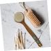 BCOATH Bamboo Handle Bath Cleaner Brush - Double-Sided Scrubber for Shower and Body Scrubbing - Buy Online on SooperMarket.com