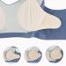 Lightweight Breast Prostheses for Mastectomy - Sponge Polyurethane Spiral Forms for Women (Left Size L) - International Shipping Available - Buy Online on SooperMarket.com