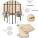 QUOZUO Bird Perches Stand Platform Natural Wood Parrot Toy Perch Stand Budgie Cage Accessories for parakeets Cockatiel Parrot - Buy Online on SooperMarket.com