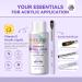 SAVILAND French Acrylic Nail Kit - Easy DIY Beginner Set with Acrylic Powder Liquid Nail Tips & Tools for Perfect French Manicure - Buy Online on SooperMarket.com