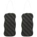Activated Charcoal Sponge Set - Deep Cleansing Body and Sponge for Skin Care