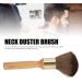 Neck Duster Brush Beech Wood Ergonomic Handle Portable Broken Hair Brush for Barber Large - Buy Online on SooperMarket.com