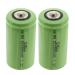 2x 1.2V NiMH SubC Size Rechargeable Button Top Batteries For electric razors toothbrushes electric tools