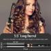 WeChip Rotating Curling Iron Automatic Hair Curler 1 1/4 Inch Ionic Self Curling Iron with Long Barrel Curling Wand for Waves with Extra Long Nano Titanium Barrel - Buy Online on SooperMarket.com