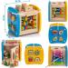 All Kids United Wooden Plug-In Cube Toy | Motor Skills & Design Recognition | Educational Puzzle Sorting for Enhanced Concentration - Buy Online on SooperMarket.com