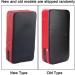 Dilwe PU Leather Target Punching Pad for Taekwondo, Boxing, Karate & Kickboxing - Red - Buy Online on SooperMarket.com