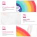 Kisangel Rainbow Bath Balls - 4 Pcs Colorful Bath Sponge & Scrubber - Perfect for Rainbow Parties & Shower Decorations - Buy Online on SooperMarket.com
