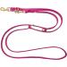 Buy Adjustable Pink Dog Liner - Fat Leather & Brass | 2.80m x 15mm for Small & Large Dogs - Durable & Stylish - Buy Online on SooperMarket.com