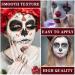 6 Colors Face Body Paint Palette - Washable Halloween SFX Makeup for Cosplay & Costume Accessories | Clown Vampire Bruise | #03 - Buy Online on SooperMarket.com