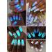 Kalolary Neon Color Nail Powder Set - Luminous Pigment for Acrylic Nail Art - Rainbow Glitter for Halloween & Christmas DIY Nail Decoration - Buy Online on SooperMarket.com