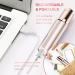 Women's Facial Hair Remover - Painless Portable Shaver for Lip & Chin | USB Rechargeable - Buy Online on SooperMarket.com