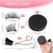 Magnetic Eyelashes without Eyeliner 12 Pieces Reusable Dual Magnetic lashes False Eyelashes No Glue and Eyeliner Needed Natural Look 3D False Lashes Black Eyelashes Waterproof & Easy to Wear - Buy Online on SooperMarket.com