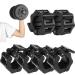 Rierousy 6 pieces of dumbbell closures dumbbell bars closure 30mm dumbbell quick lock barbell clamp barbell closure for safe training and quick change dumbbell slices