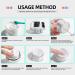 JPNK Airless Pump Jars Set - Travel Containers with Silicone Spatula for Cosmetics - 0.5oz, 1oz, 1.7oz - Buy Online on SooperMarket.com