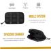Oneigris Large Dog Feed Bag Set - 2 Pieces Reflective Tactical Training & Walking Bags Ideal for Tactical Dog Harness - Black - Buy Online on SooperMarket.com
