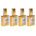 FRCOLOR 4PCS Perfume Spray refillable perfume bottle travel perfume bottles refillable perfume Mini Perfume 0.5 Ounces Golden