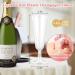 200 Pcs Clear Plastic Champagne Flutes - Disposable Toasting Glasses for Wedding & Parties - Buy Online on SooperMarket.com