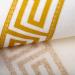 LEKOCH 100 PCs Premium Disposable Napkins - White with Gold Design Air Laid Fabric 43x30 cm - Perfect for Weddings & Events - Buy Online on SooperMarket.com