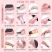 Saviland Poly Nail Gel Kit - Pink Series 7 Colors Nail Extension Set with 48W Nail Lamp and Manicure Tools - for Salon Quality Nails at Home - Buy Online on SooperMarket.com