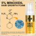 5% Minoxidil Foam Hair Regrowth Treatment for Men & Women - Stops Hair Loss, Promotes Follicle Growth - 2.11fl oz - Buy Online on SooperMarket.com
