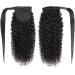Ponytail Hair Extension Kinky Curly Ponytail Extension 10-24Inch Brazilian Human Hair Wrap Around Ponytail Hairpieces Clip In Afro Curly Remy Hair Extension for Black Women Ponytail Hairpiece (Size : 20inches 100g - Buy Online on SooperMarket.com