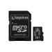 Kingston 128GB microSDXC Canvas Select Plus 100MB/s Read A1 Class 10 UHS-I Memory Card + Adapter (SDCS2/128GB) 1 Count (Pack of 1) Fast (Up to 100 MB/s)