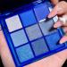 Yeweian Blue Eyeshadow Palette  9 Colors Glitter Matte Eyeshadow Makeup Palette Silver Grey Smokey Eyeshadow Palette Highly Pigmented Waterproof Eyeshadow Pallete for Girls and Women 06