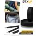 DTXUP Black Polypropylene 1 Inch Webbing Strap - Lawn Chair Replacement, Climbing Straps, DIY Crafting - 10 Yards - Buy Online on SooperMarket.com