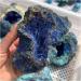 Natural Azurite Raw Gemstone Needle Cluster Malachite Geode Crystal Specimen Reiki Stone Collectible 1pc Stone Collection 400-500g - Buy Online on SooperMarket.com