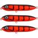 Catfish Rattling Line Float Lure for Catfishing Demon Dragon Style Peg for Santee Rig Fishing 4 inch (3-Pack Demon Tiger)